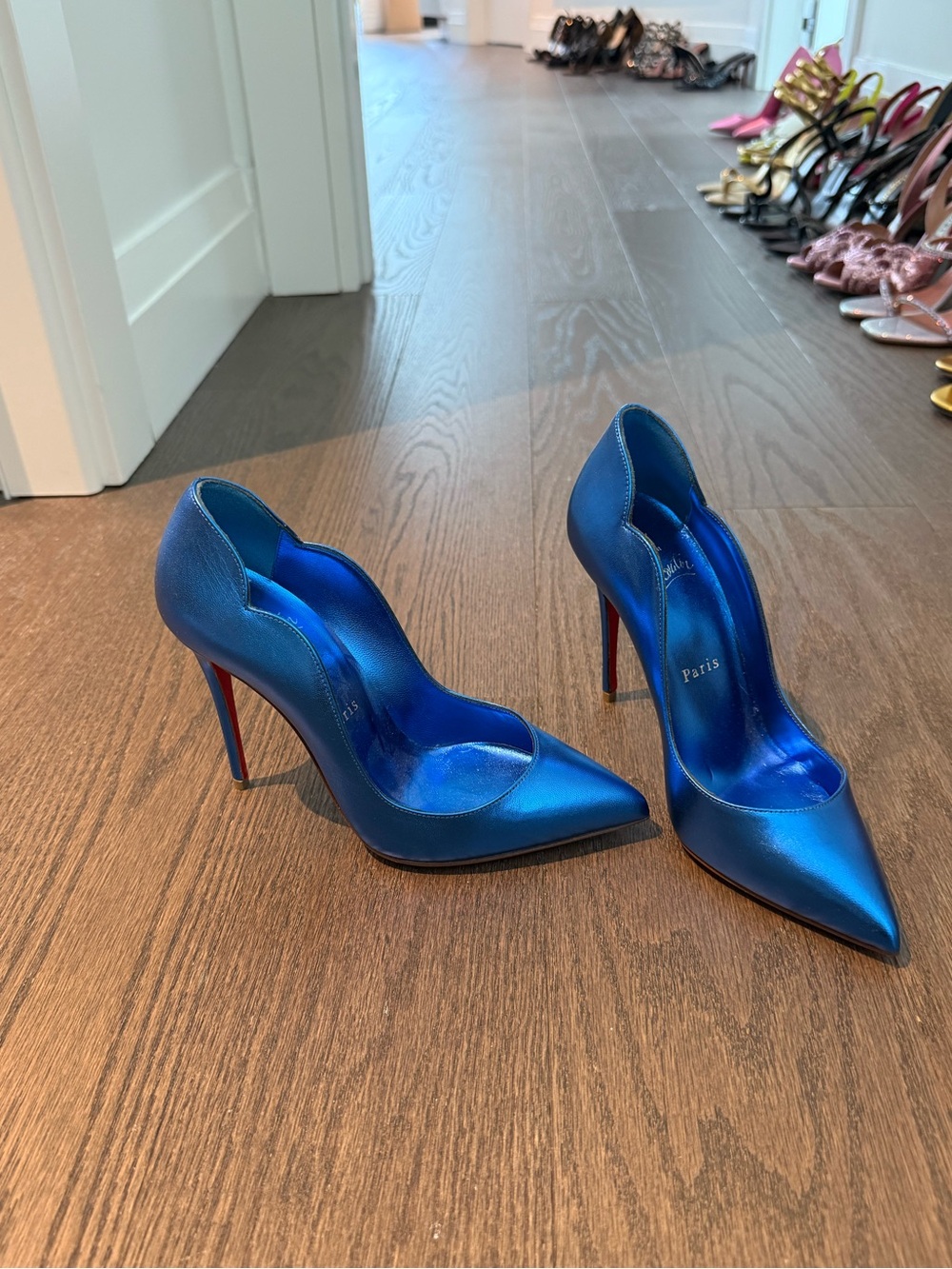 BRAND NEW Christian Louboutin Blue Pumps